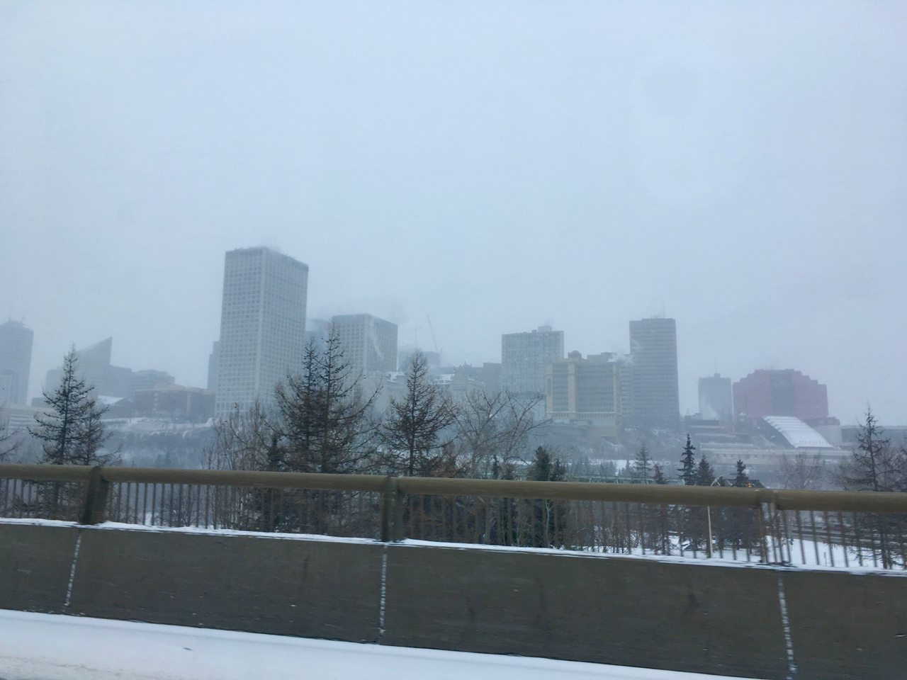 kanada canada edmonton zima winter